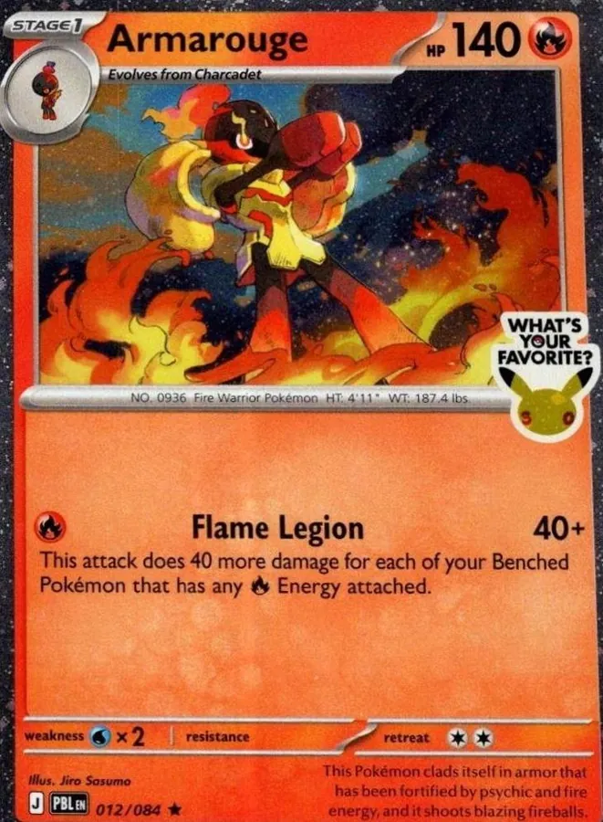 Pitch Black Armarouge [Best-Buy-Exclusive] Pokémon card